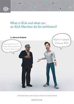 What is IELA and what can an IELA Member do for exhibitors?at