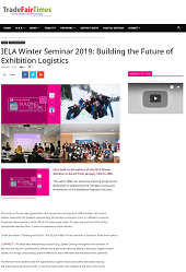 TradeFairTimes: IELA Winter Seminar 2019 - Building the Future of Exhibition Logisticsat