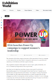 Exhibition World: IELA launches Power Up campaign to support women's leadershipat